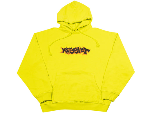 Rassvet (PACCBET) Printed Logo Hoodie in Bright Yellow