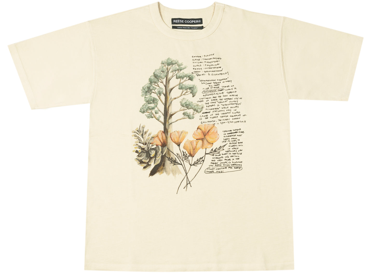 Reese Cooper Juliet Johnstone Collab Tee in Vintage White