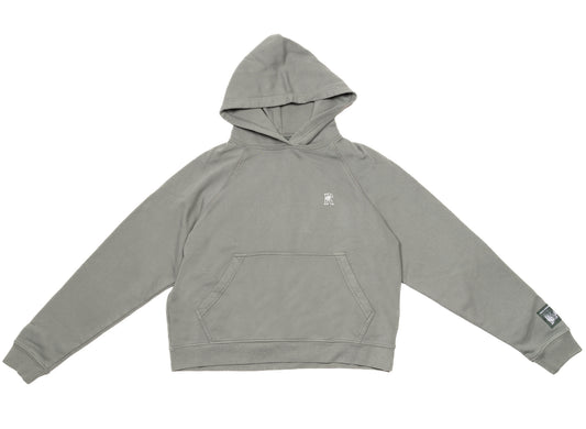 Reese Cooper Mini R Logo Hooded Sweatshirt in Slate Grey