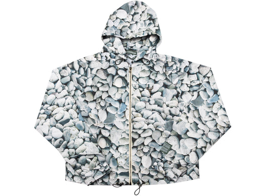 Reese Cooper Zipstop Zipped Hooded Jacket in River Rock Camo