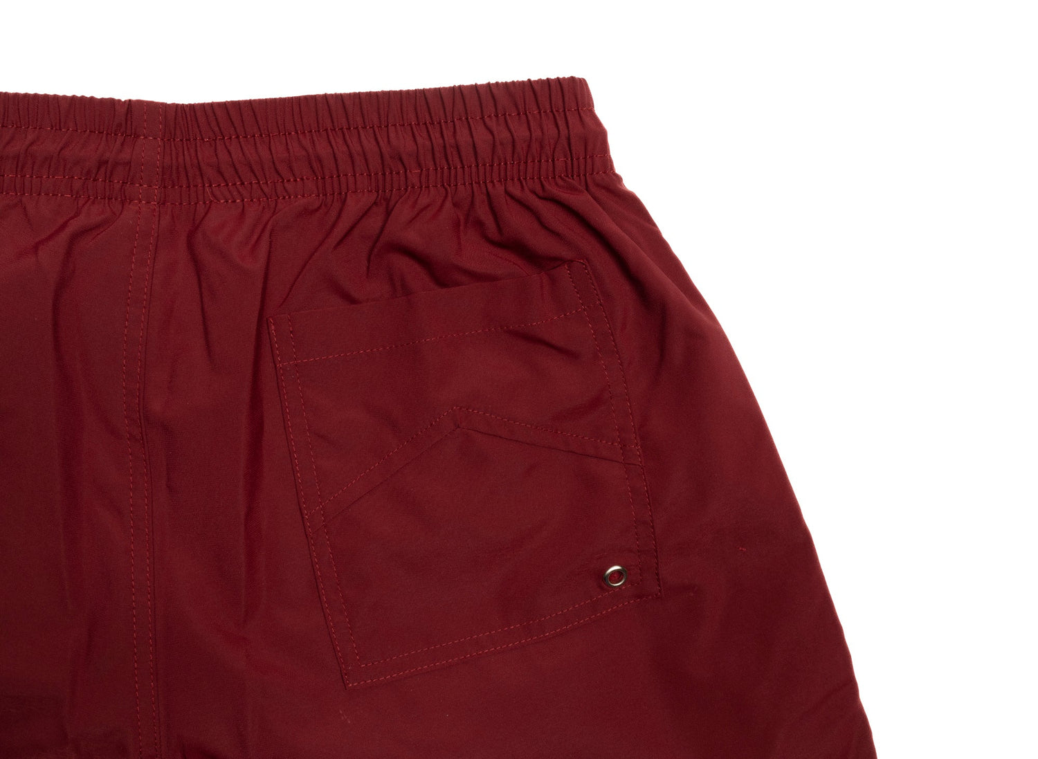 Rhude Logo Swim Shorts in Bordeaux - view 2