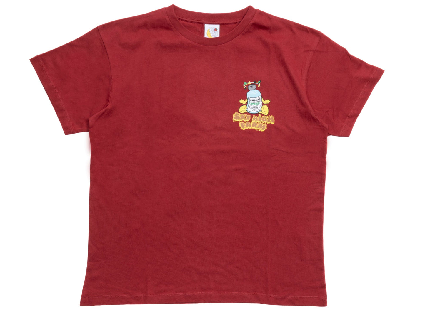 Sky High Farm Flatbush Printed Tee in Burgundy