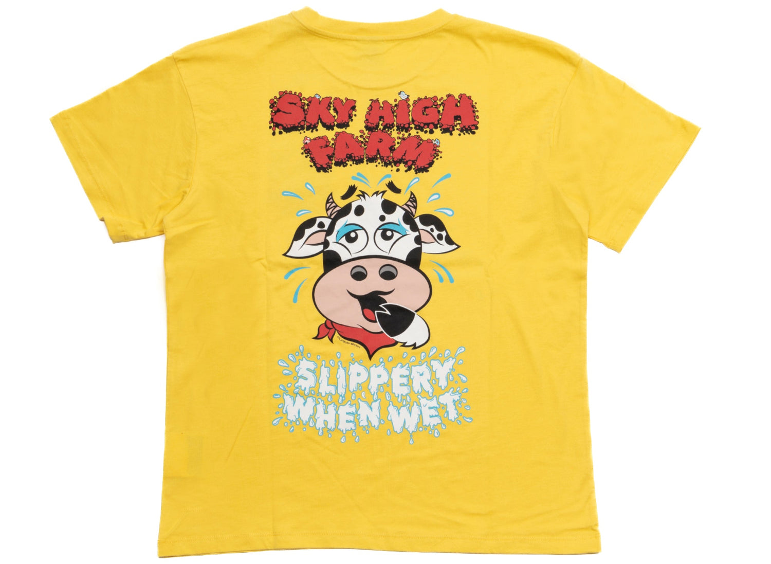 Sky High Farm Flatbush Printed Tee in Yellow - view 2