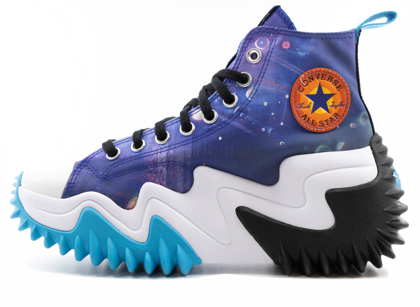 Space Jam x Converse Run Star Motion Hi Unisex in Concord / White / Black