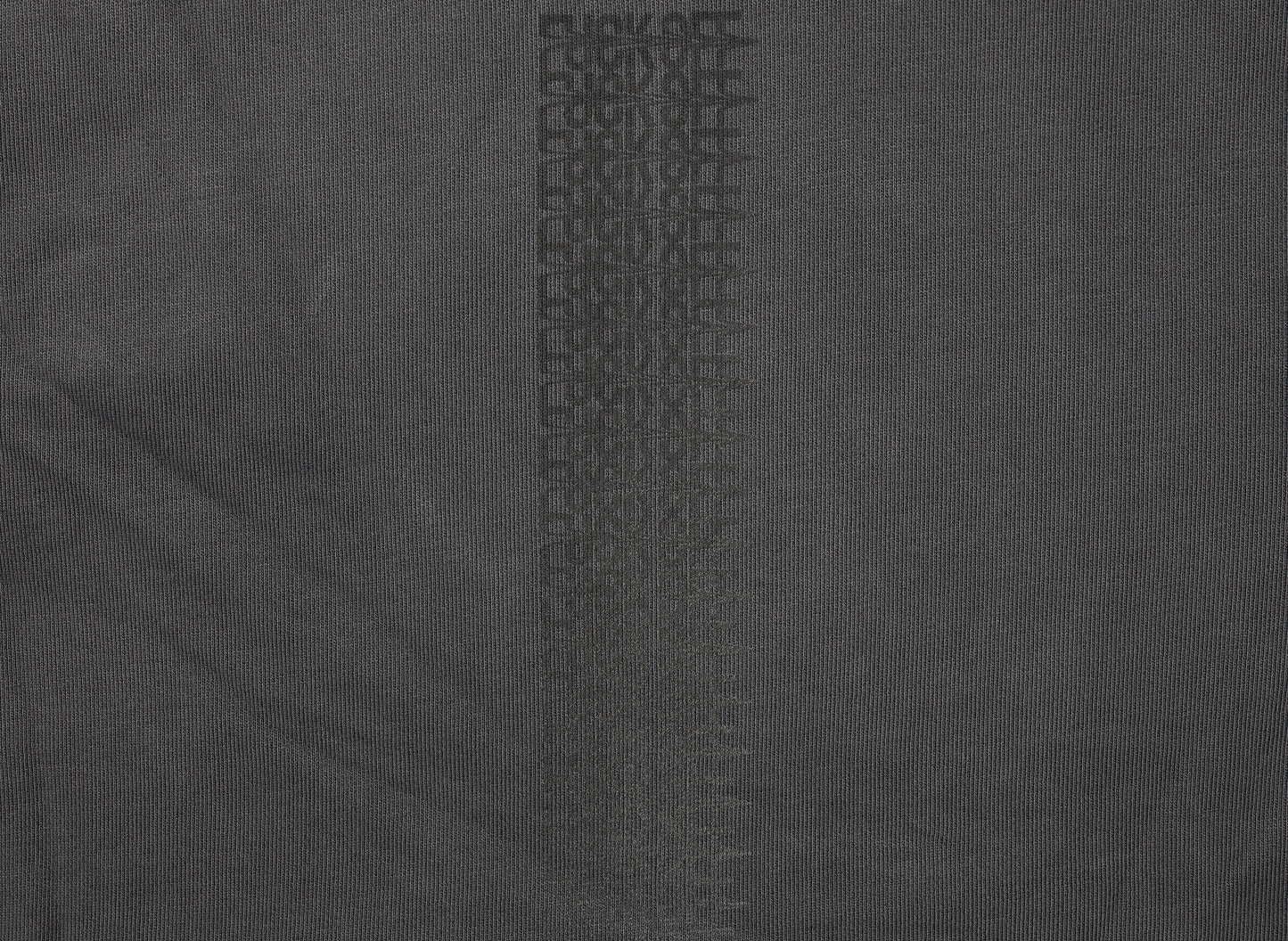 Stampd Fuck Off Drag Hoodie in Steel Grey