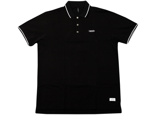 Stampd Fuck Off Polo in Black