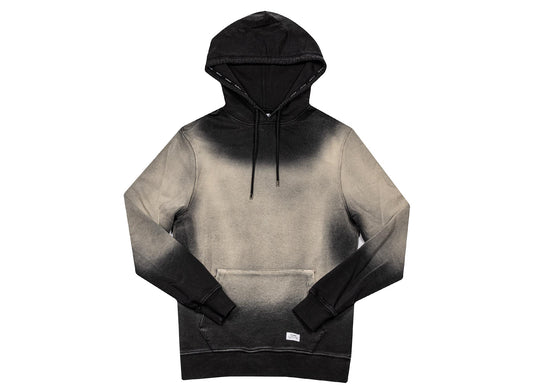 Stampd Gradient Hoodie in Black Pigment Dye
