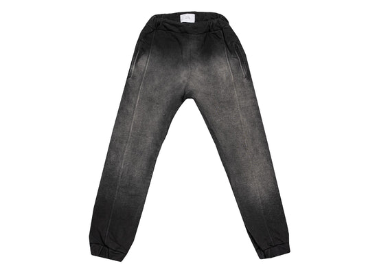 Stampd Gradient Sweatpants in Black Pigment Dye