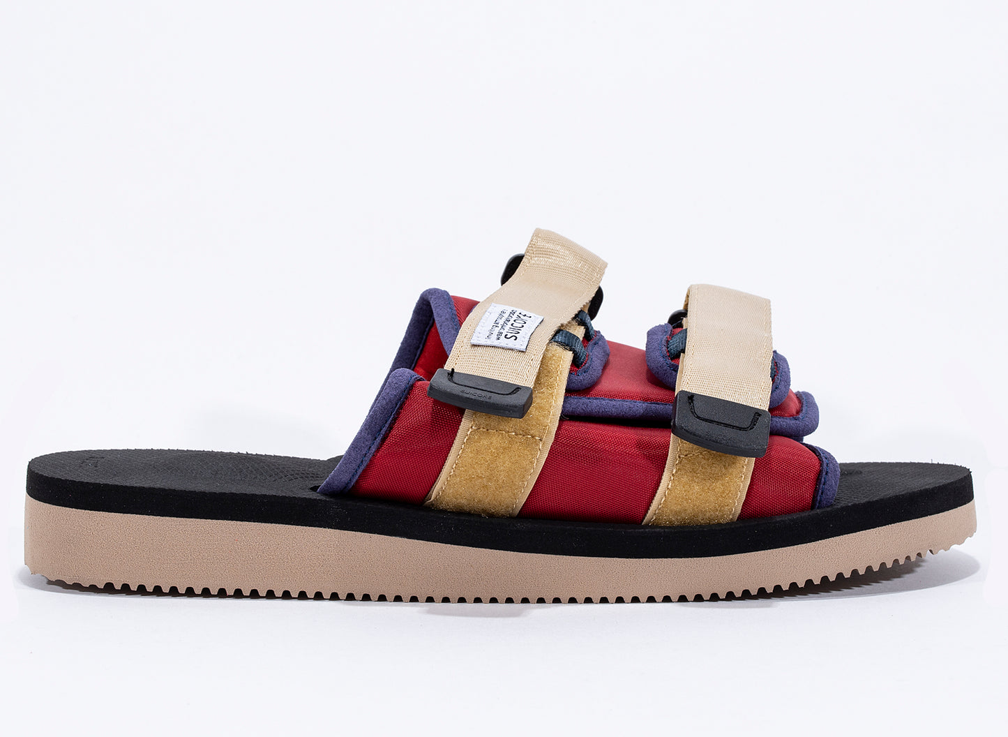 Suicoke Moto-Cab Sandalen in Rot/Schwarz