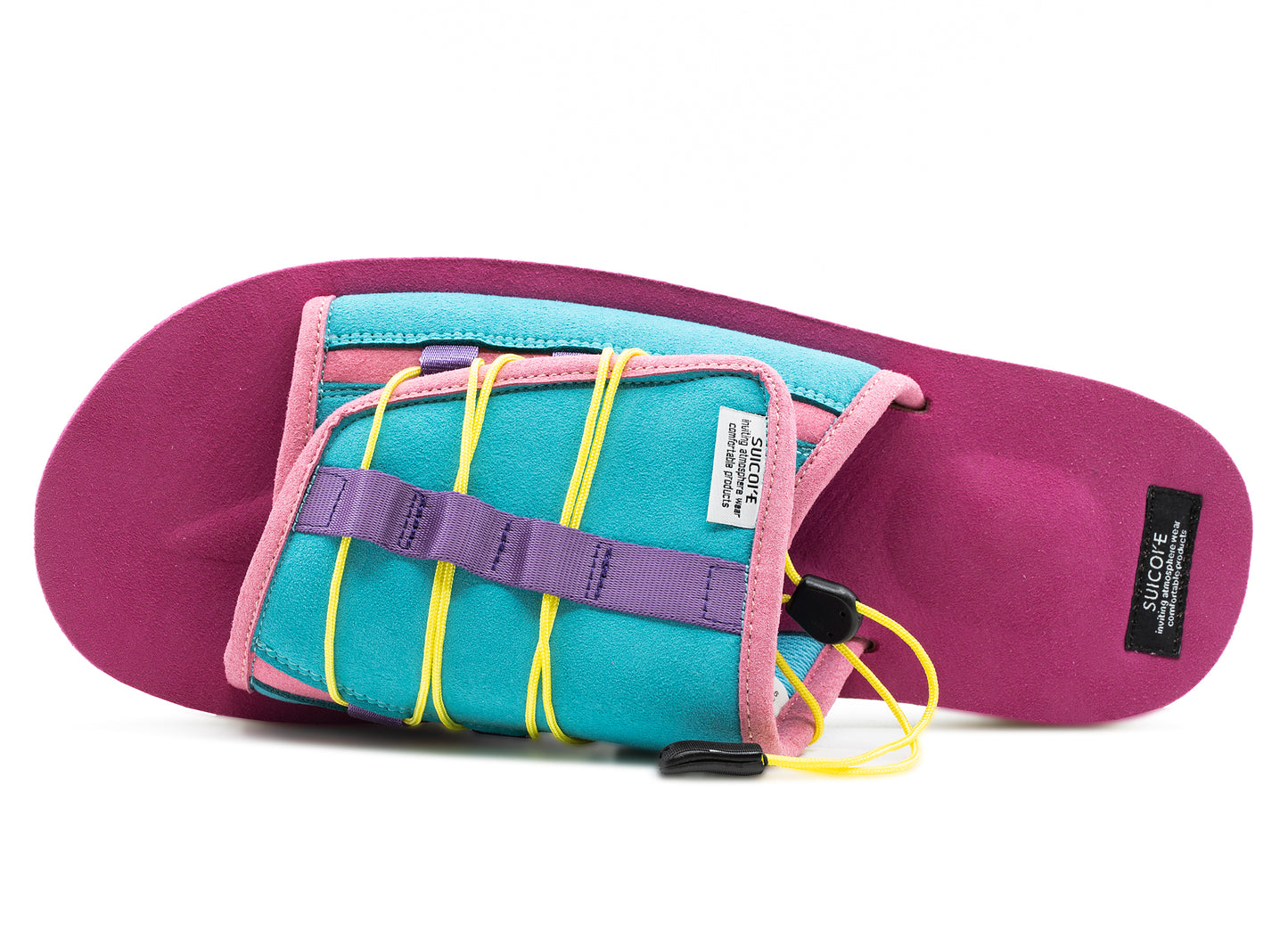 Suicoke Olas-Ecs Sandalen 'Türkis/Pink'