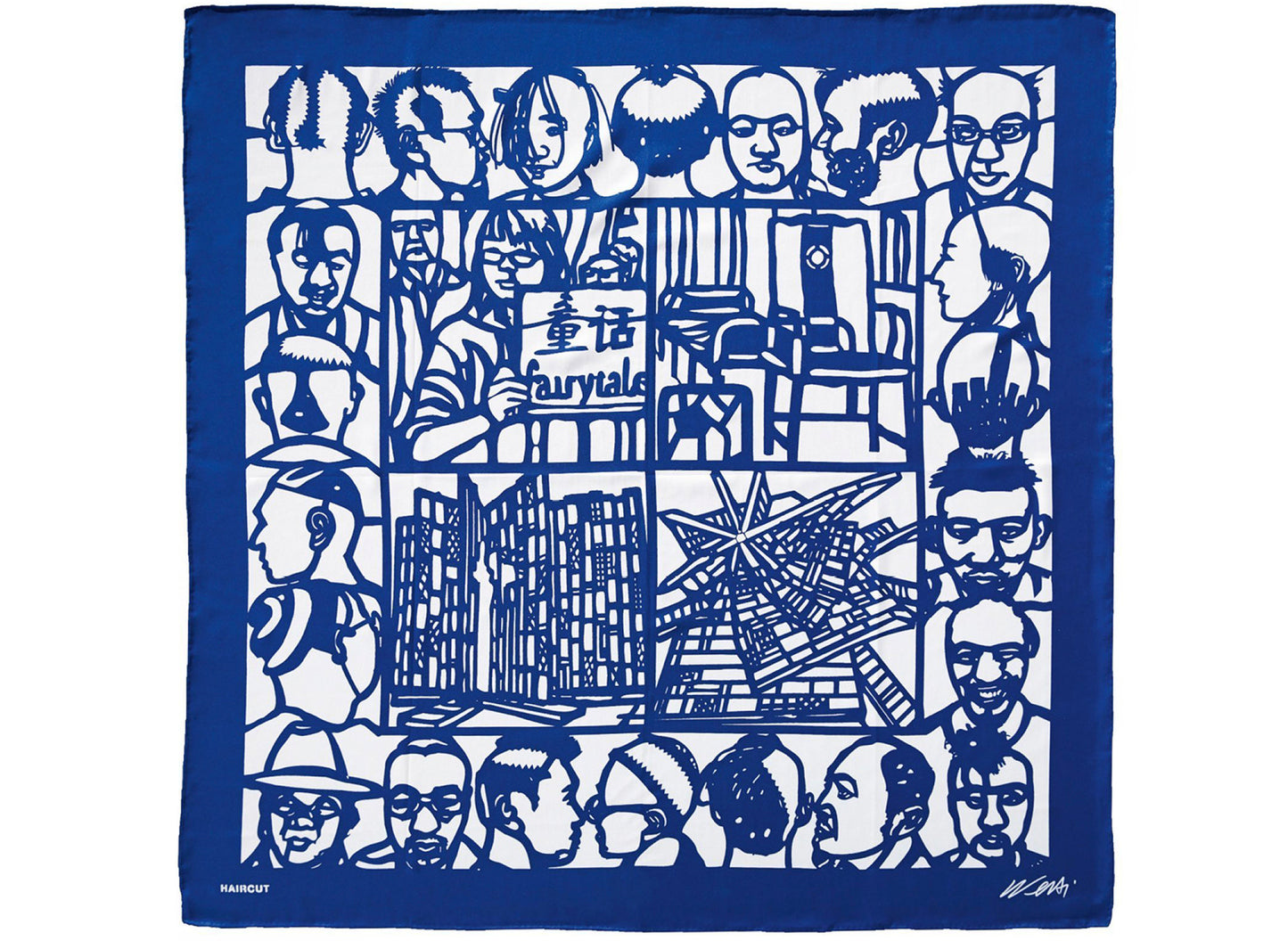 Taschen Limited Edition Schal 'Haircut' von Ai Weiwei