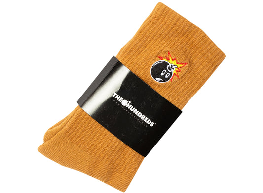 The Hundreds Adam Bomb 20W Socks in Khaki