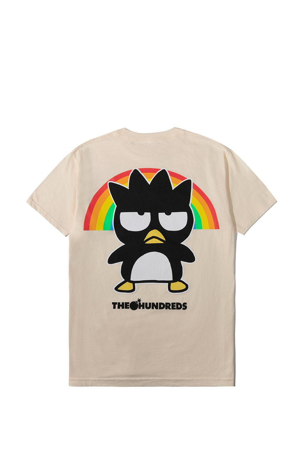 Camiseta The Hundreds x Sanrio Badtz-Maru en color crema