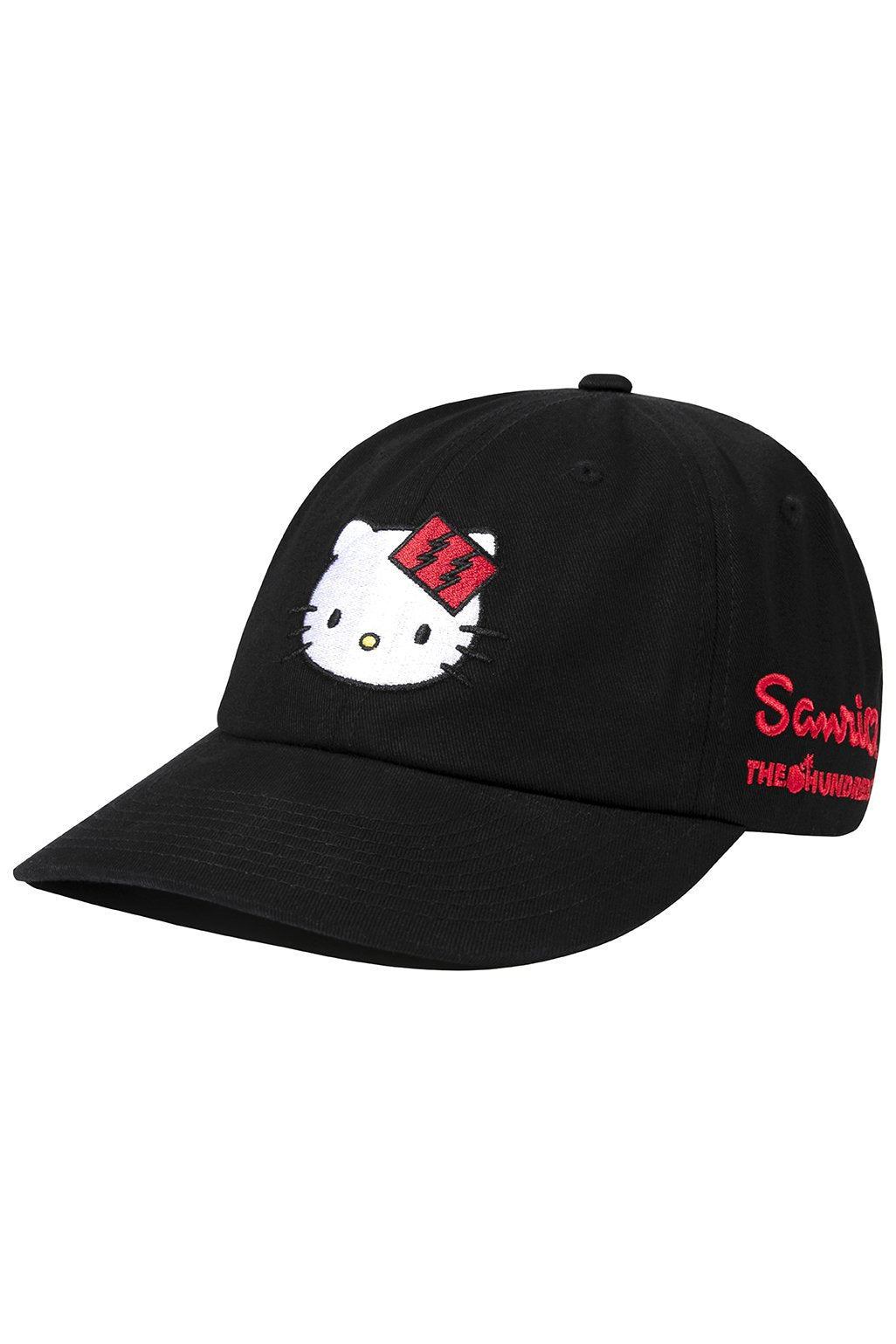 The Hundreds x Sanrio Hello Kitty Dad Hat in Schwarz