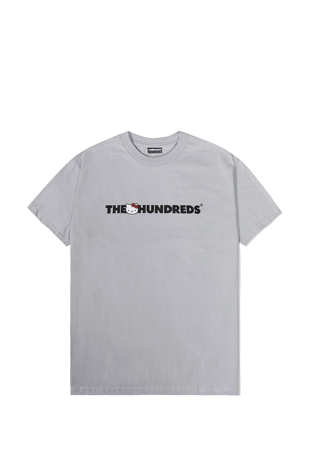 Camiseta The Hundreds x Sanrio Kitty Bar Logo en Plata