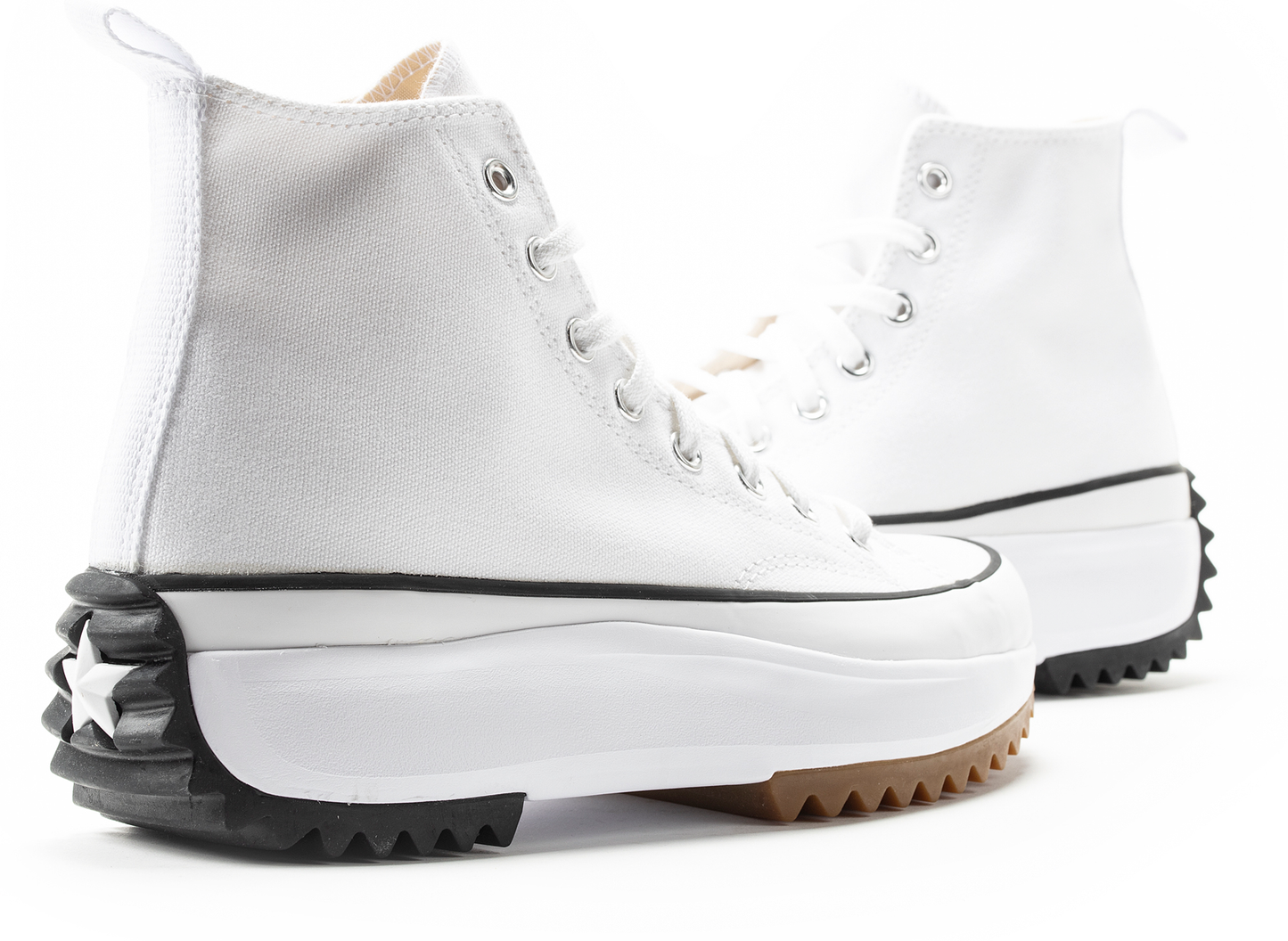 Unisex Converse Run Star Hike Hi in White / Black / Gum