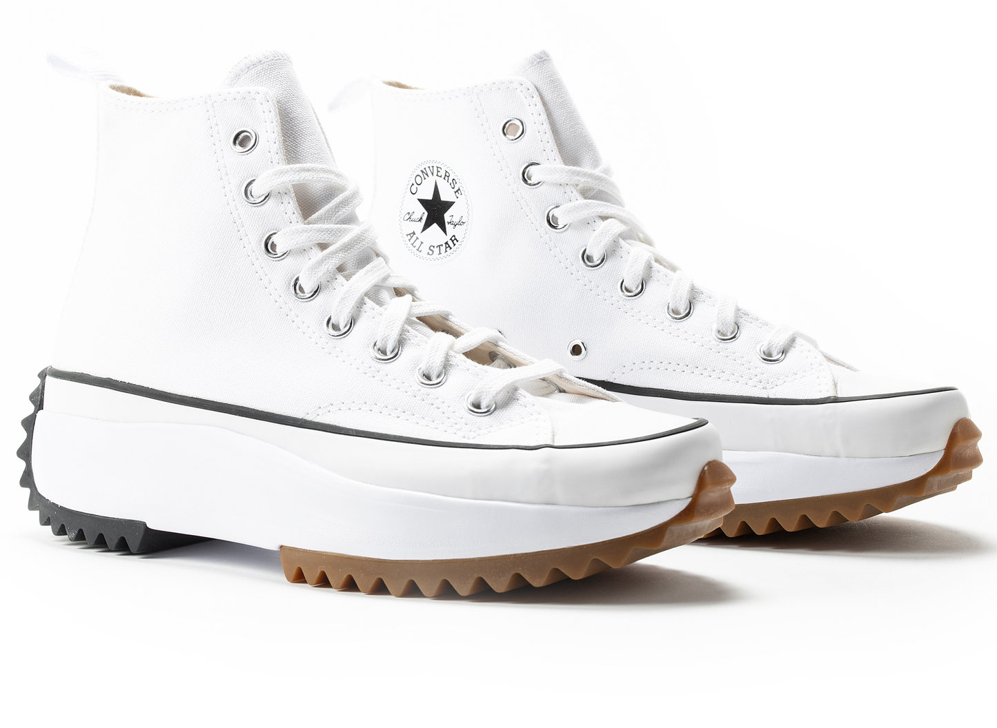 Unisex Converse Run Star Hike Hi in White / Black / Gum