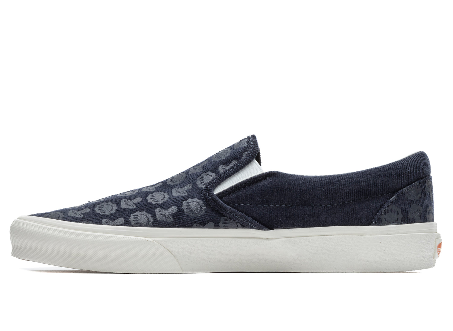 Vans Classic Slip-On 'Trippy Cord' in Navy / Multi - view 3