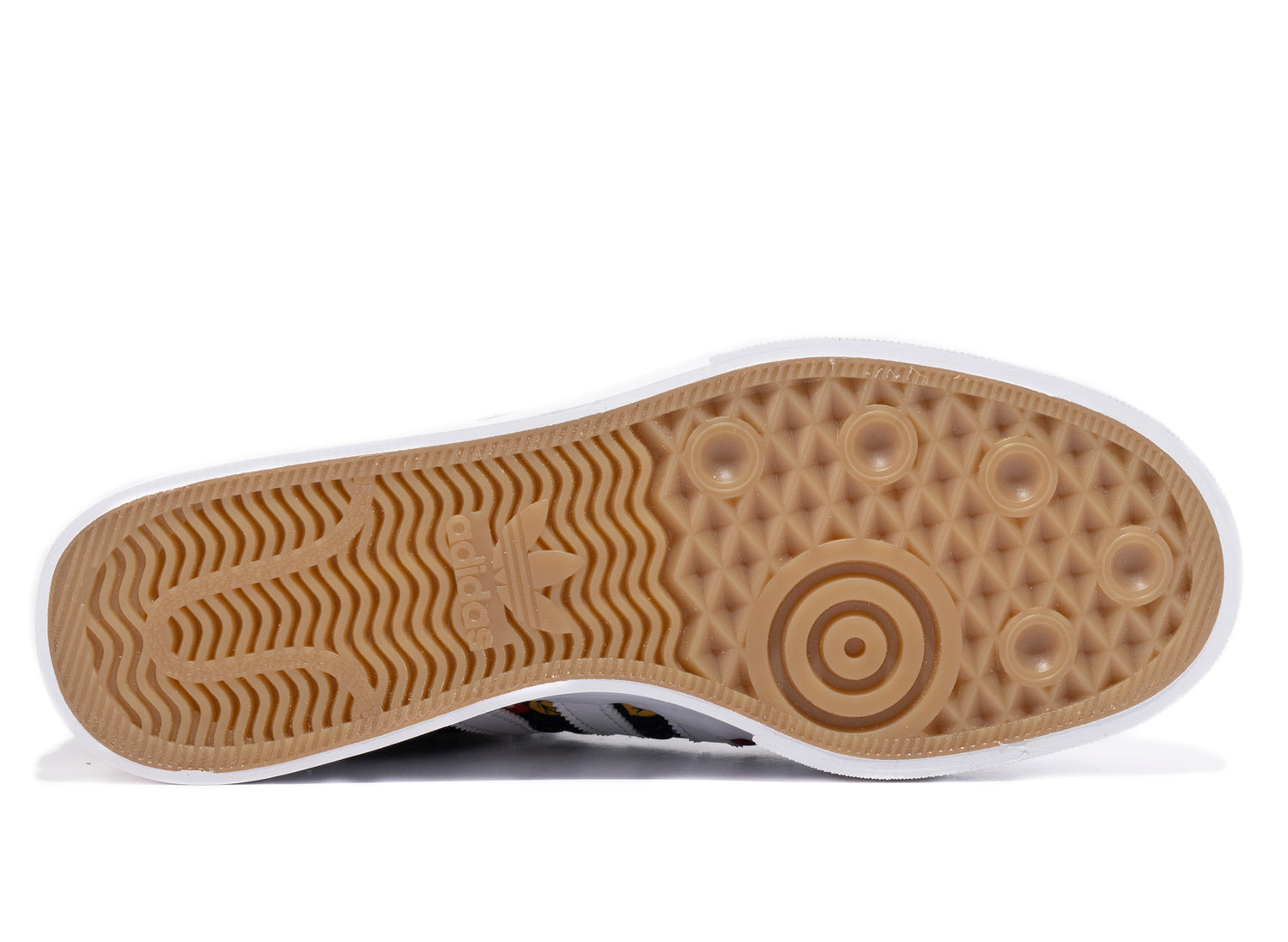 Women's Adidas Nizza Platform Mid in Core Black / Flat White - view 5