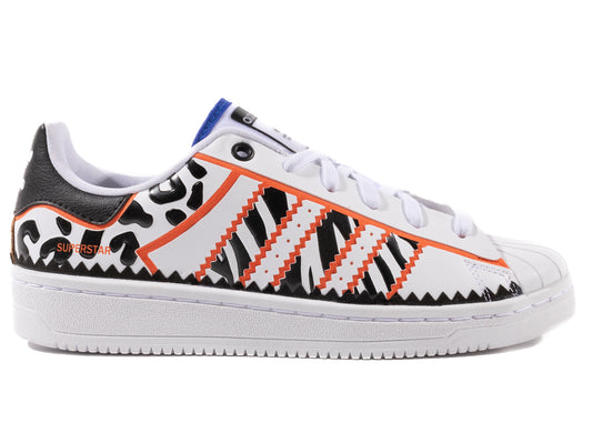 Women's Adidas Superstar OT Tech in Flat White / Core Black