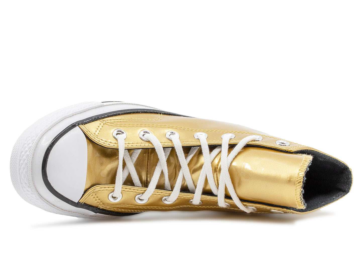 Women's Converse Chuck 70 Hi 'Industrial Glam' in Gold / Egret / Black