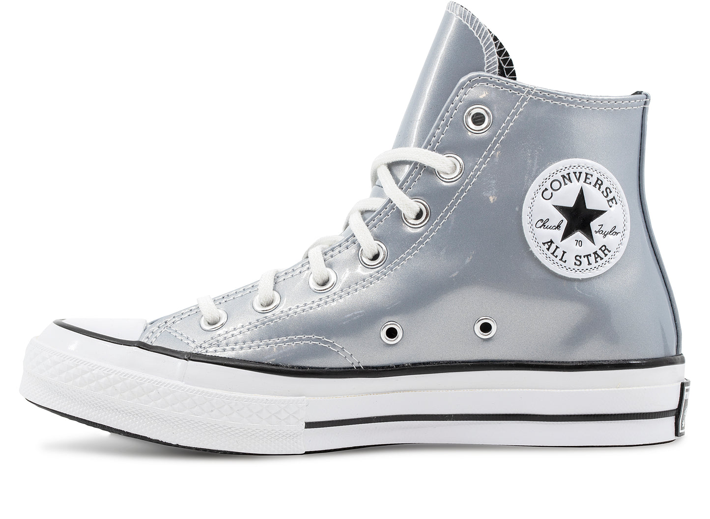 Women's Converse Chuck 70 Hi 'Industrial Glam' in Silver / Egret / Black