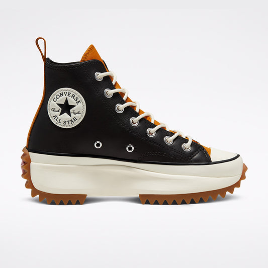 Women's Converse Run Star Hike in Black / Saffron Yellow
