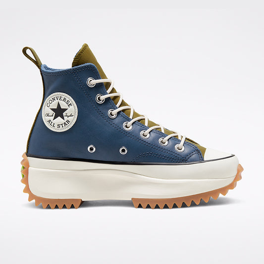 Women's Converse Run Star Hike in Navy / Dark Moss / Egret