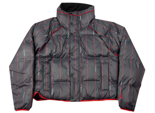 Women's Jordan Core Flight Puff Jacket in Black / Varsity Red