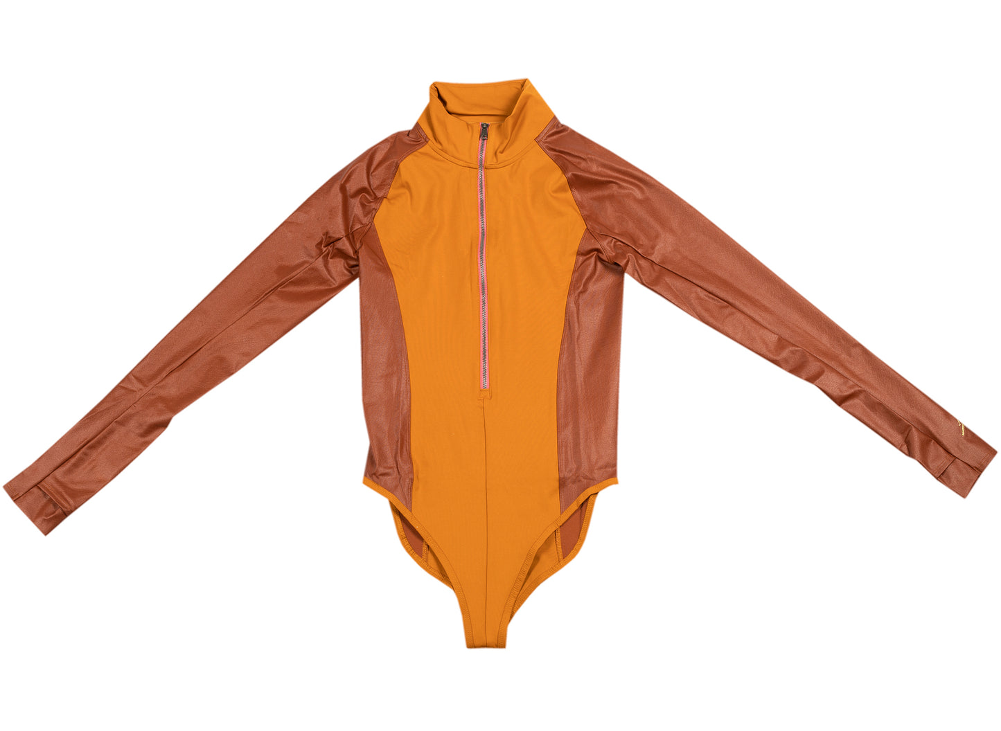 Body de mujer Jordan Court-to-Runway en color Naranja
