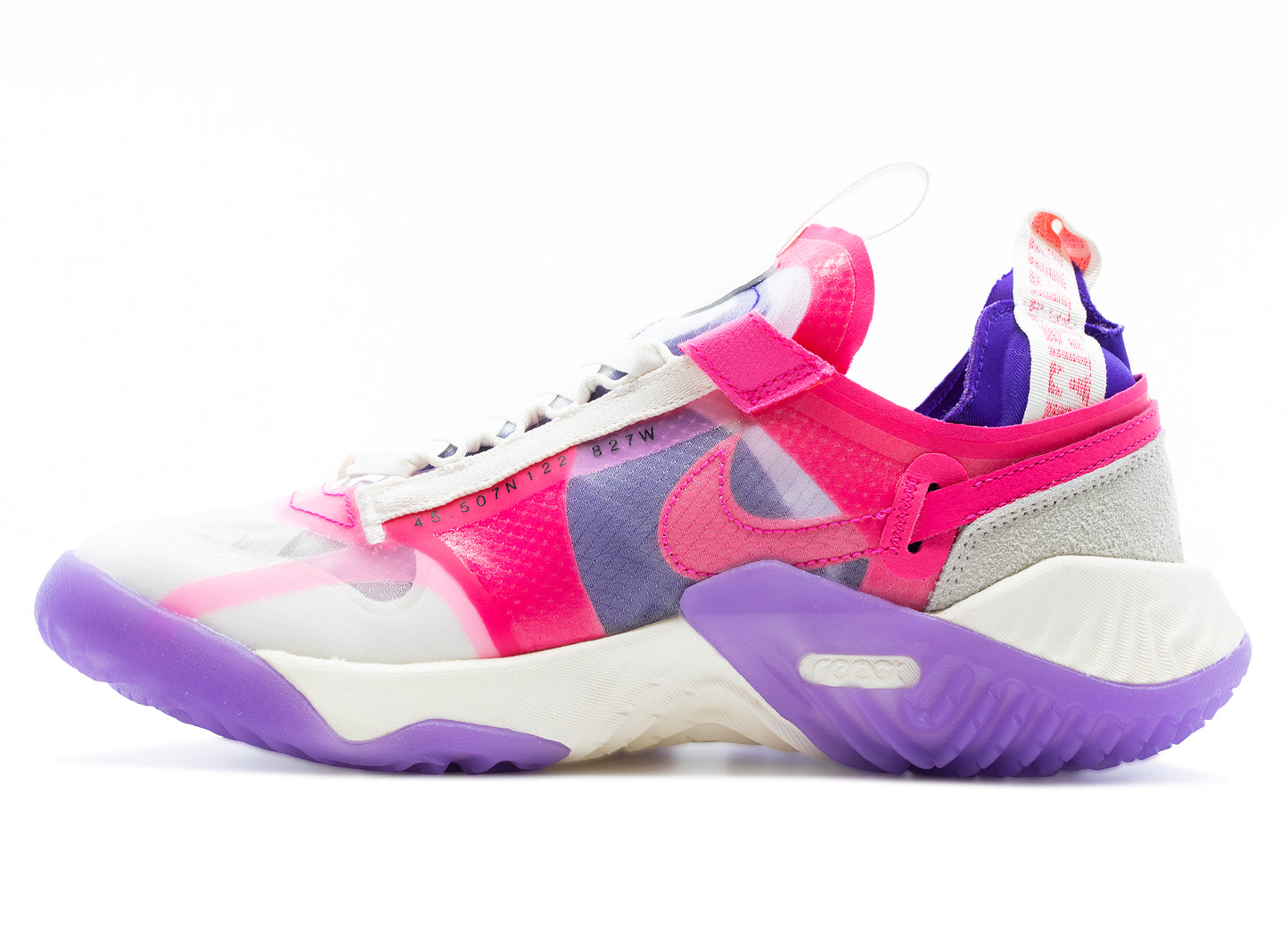 Women's Jordan Delta Breathe in Sail / Hyper Pink / Fierce Purple / White