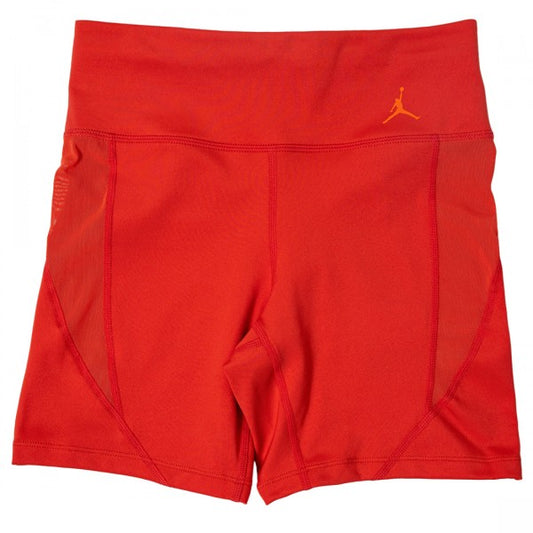 Women's Jordan Dri-Fit Sport Shorts in Lobster / Safety Orange