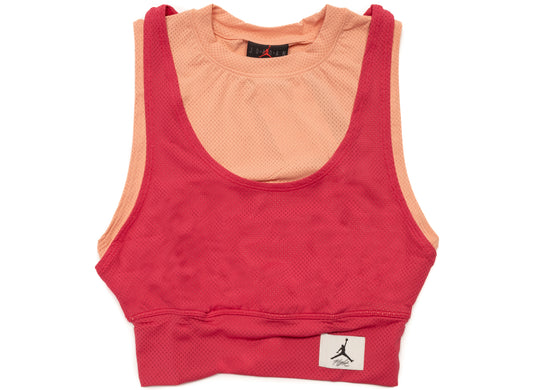 Women's Jordan Essentials 22 Crop Top in Mystic Hibiscus / Light Madder Root