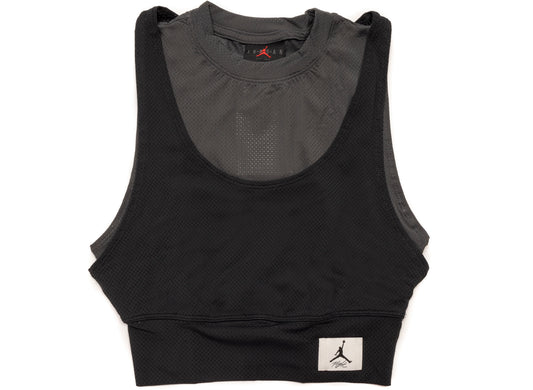 Women's Jordan Essentials 22 Crop Top in Anthracite / Black