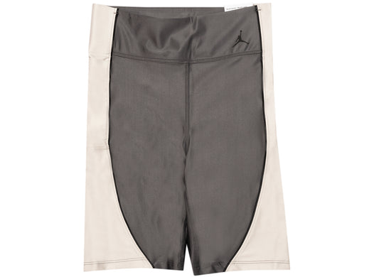 Women's Jordan Essentials Bike Shorts in Thunder Grey / Moon Particle / Black