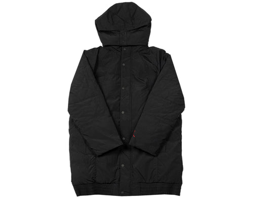 Women's Jordan Essentials Down Parka Jacket in Black / Varsity Red