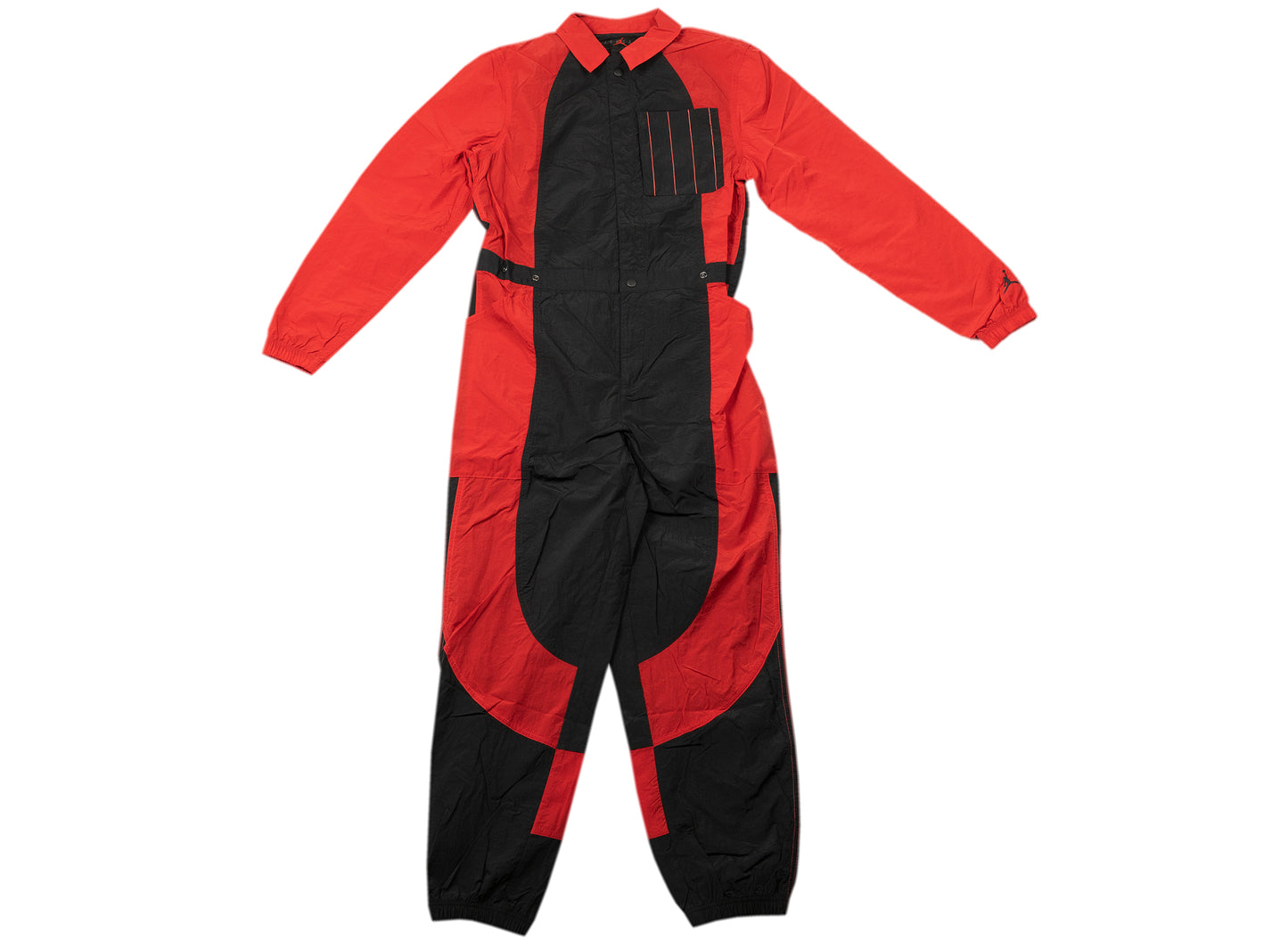 Women's Jordan Essentials Flightsuit in Varsity Red / Black
