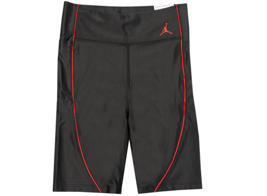 Women's Jordan Essentials Leg Shorts in Black / University Red