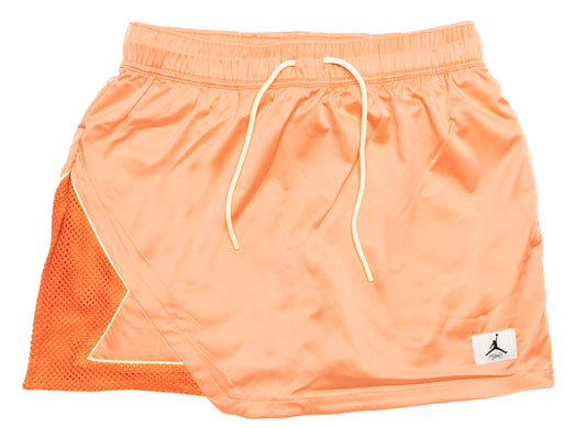 Women's Jordan Essentials Skirt in Crimson Bliss / Rush Orange / Citron Tint