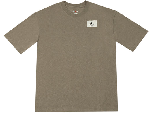 Women's Jordan Essentials Tee in Light Army / Heather / Saturn Gold