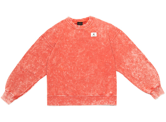 Women's Jordan Flight Washed Crewneck in Lobster