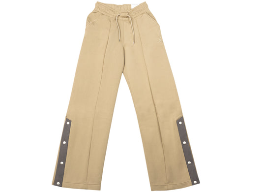 Women's Jordan New Classics Capsule Suit Pants in Khaki / Thunder Grey / Pure Platinum