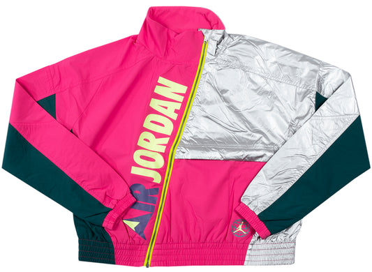 Womens Jordan Winter Utility Jacket in Watermelon / Dark Atomic Teal