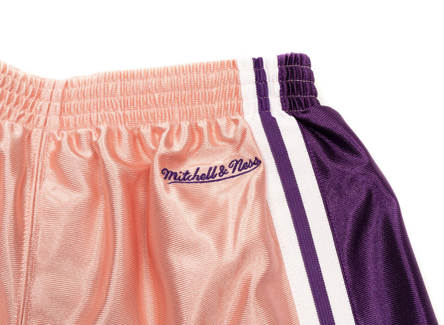 Pantalones cortos Mitchell & Ness NBA 75th Gold Lakers para mujer
