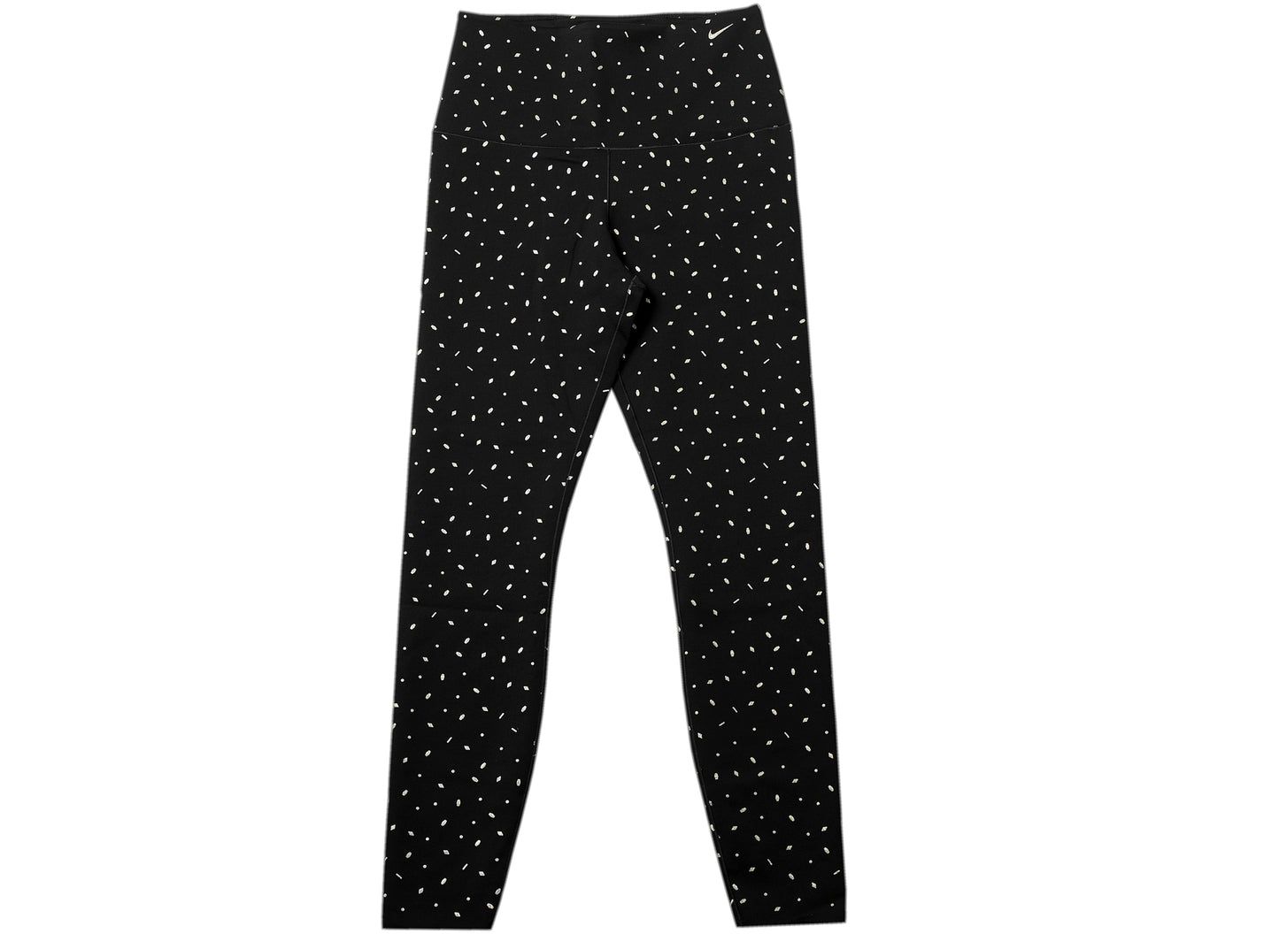 Womens Nike 7/8 Gems Training Tights in Black / Metallic Silver