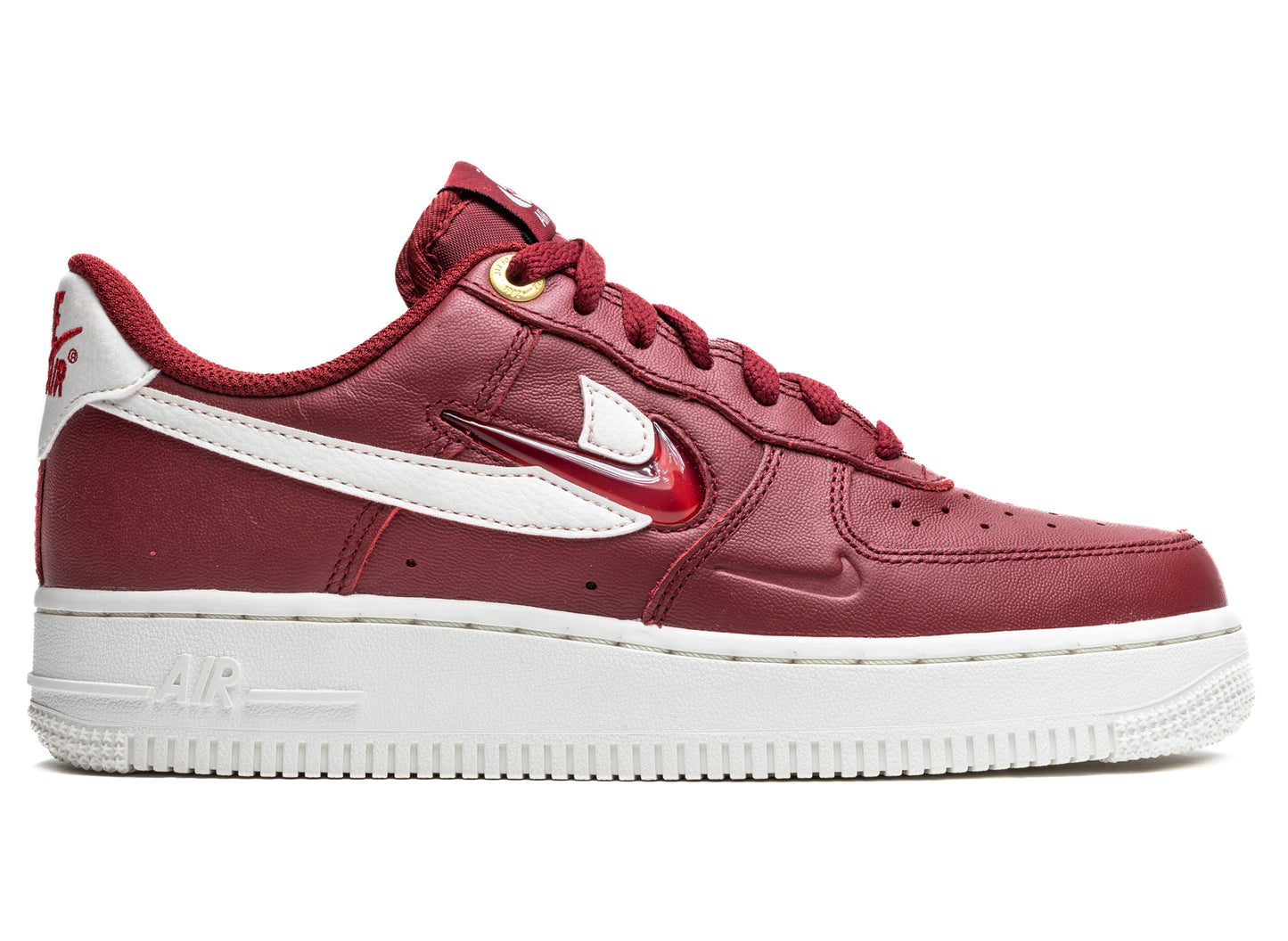 Women's Nike Air Force 1 '07 Premium in Black / White / University Red