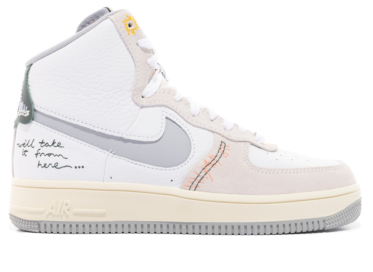 Women's Nike Air Force 1 Sculpt in White / Wolf Grey / Summit White