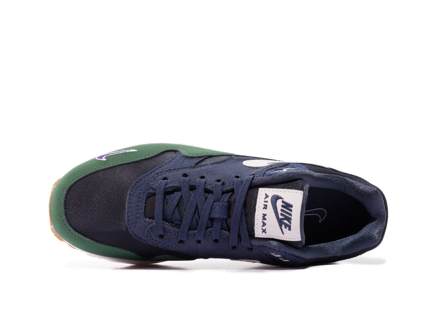 Women's Nike Air Max 1 '87 in Obsidian / White / Midnight Navy / Gorge Green