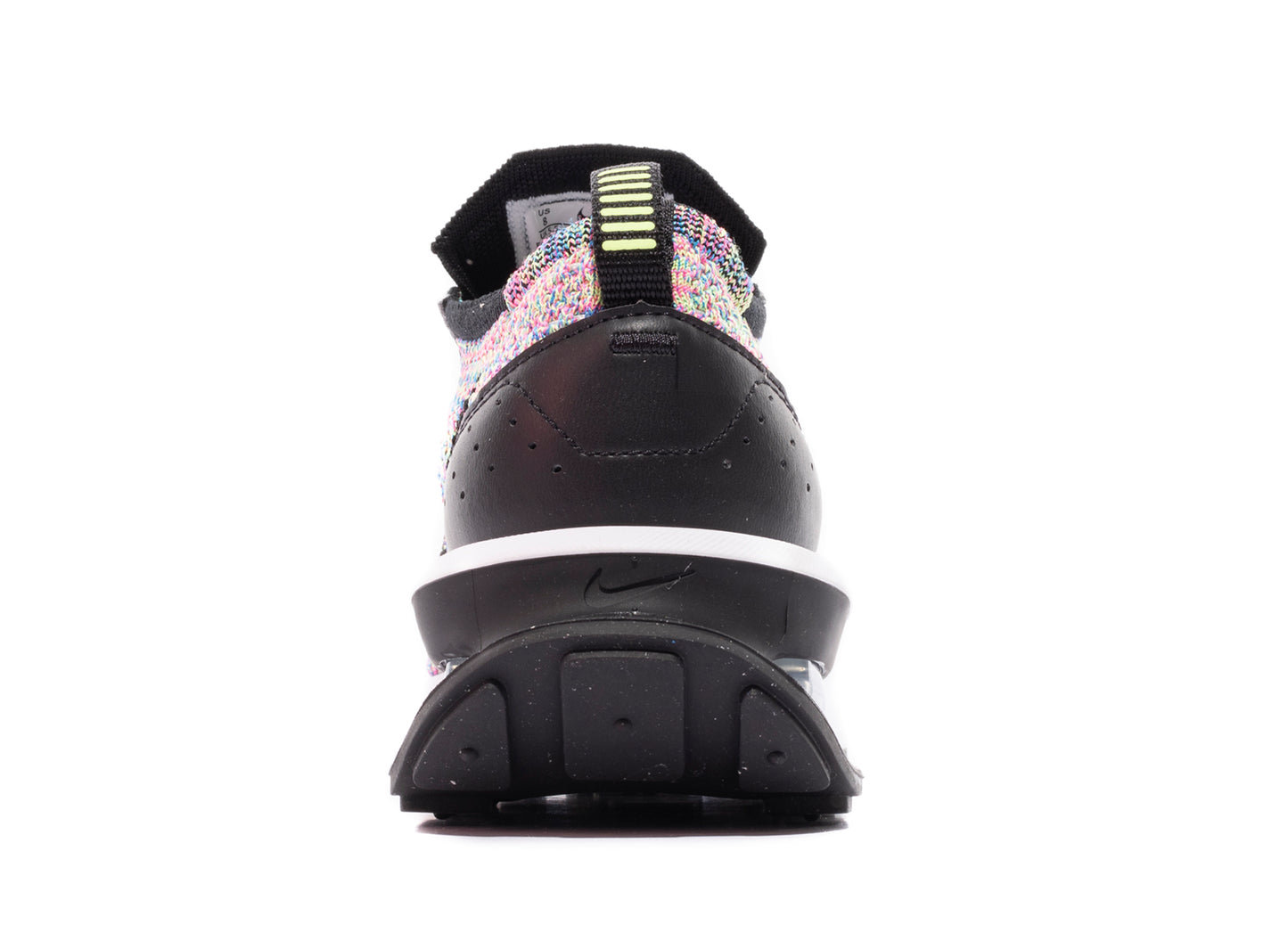 Women's Nike Air Max Flyknit Racer in Ghost Green / Black / Pink Blast / Photo Blue