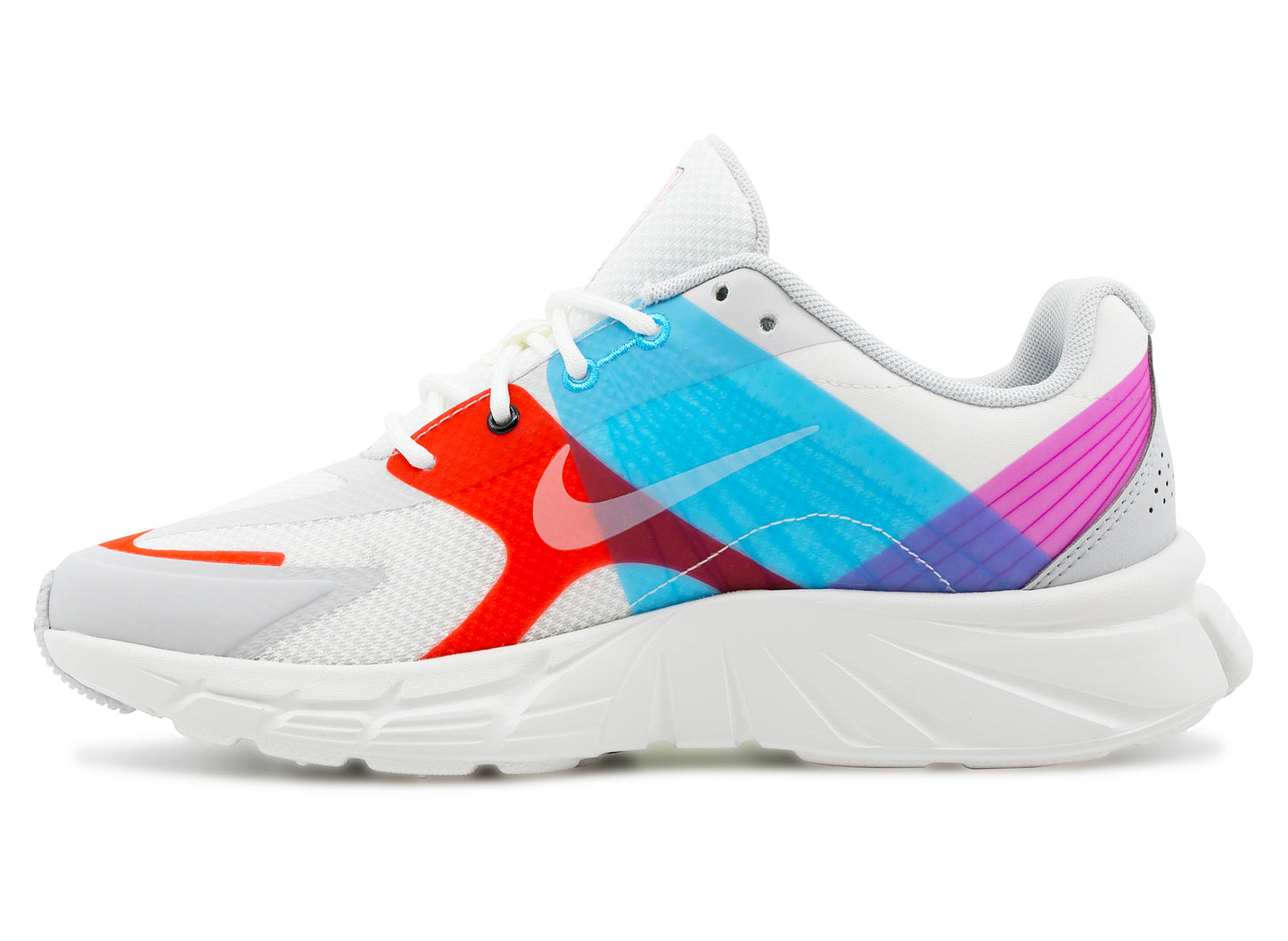 Women's Nike Alpina 5000 in Summit White / Black / Volt / Blue Fury
